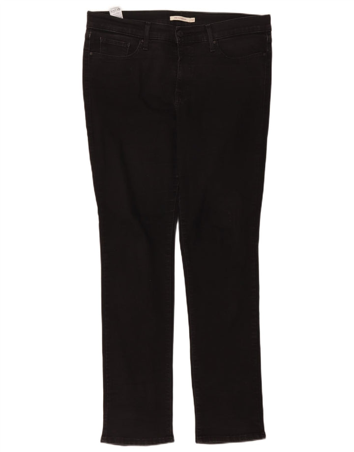 Levi's Mujer 312 Shaping Slim Jeans W32 L30 Algodón Negro