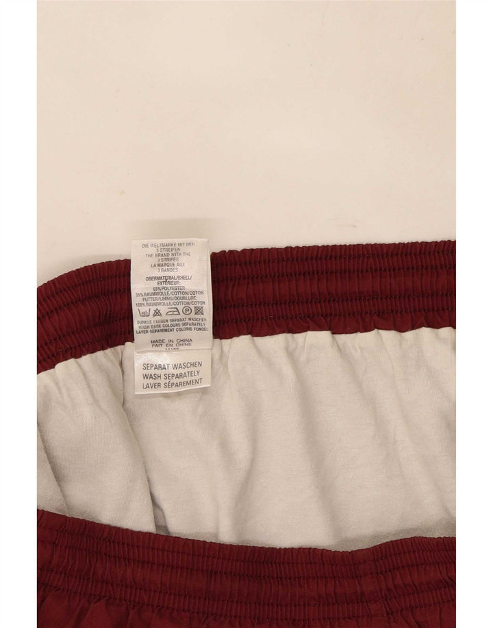 Adidas Pantalones cortos deportivos para mujer UK 44 Poliéster burdeos medio