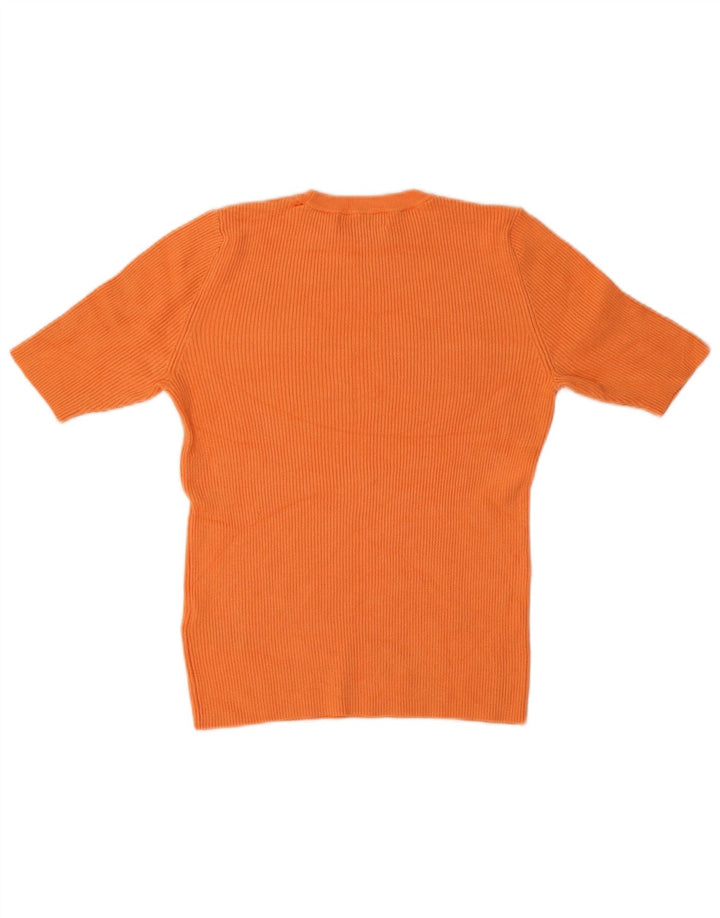 Marks & Spencer Camiseta para mujer Top UK 42 Viscosa naranja mediana