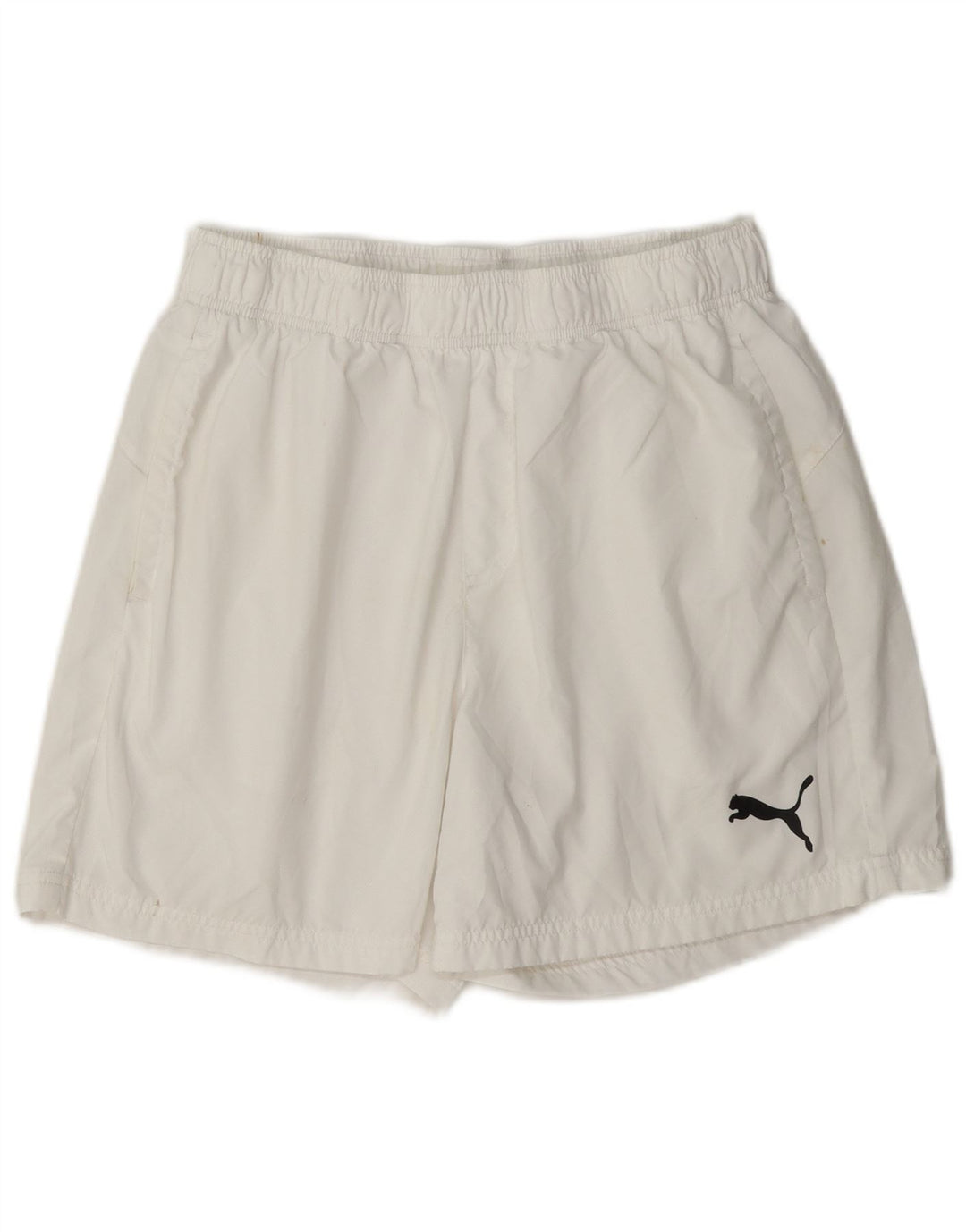Puma - Pantalones cortos deportivos para hombre, talla grande, color blanco