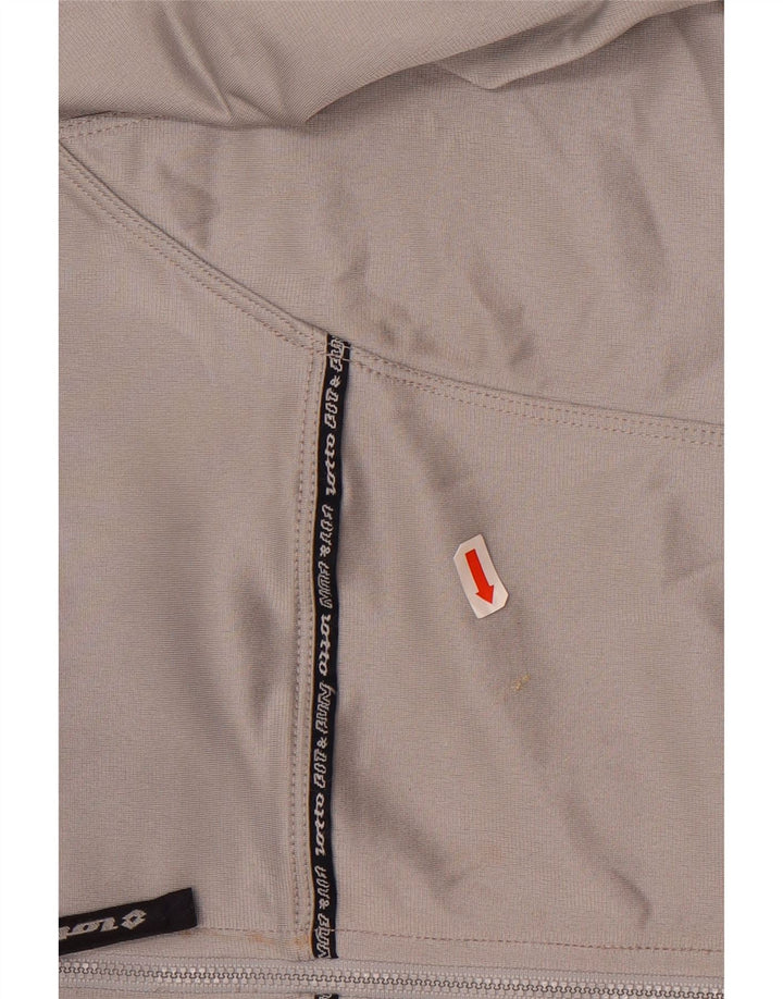 Lotto Chaqueta de chándal para mujer UK 40 Poliéster gris medio