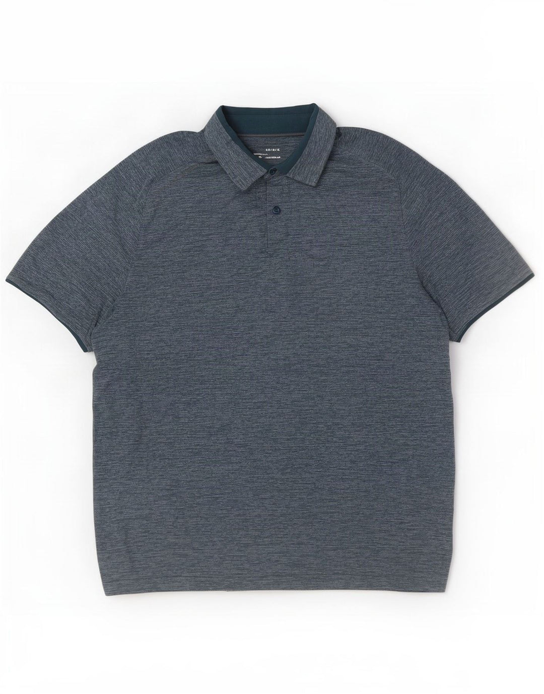 Under Armour Polo Heat Gear para hombre, poliéster moteado azul grande