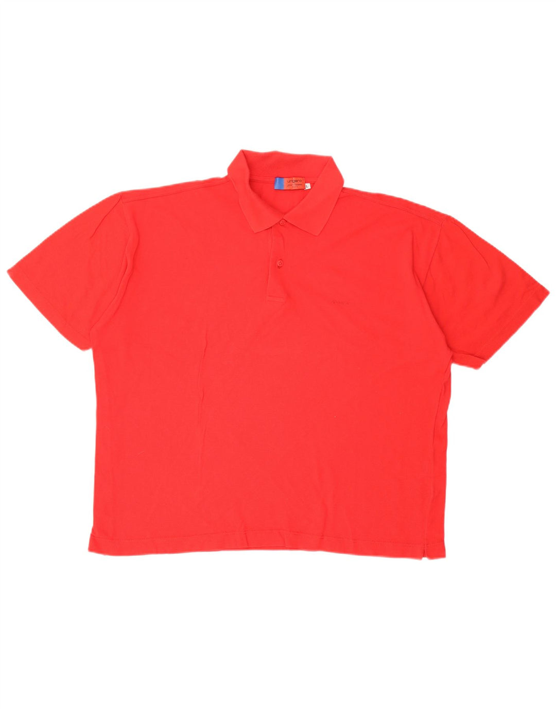 UNGARO Polo Hombre Grande Rojo Algodón
