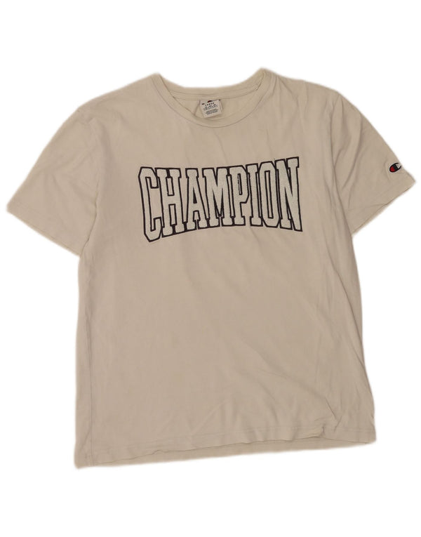 Champion Camiseta Gráfica para Hombre Top Grande Blanco