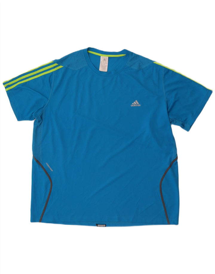 Adidas Camiseta Hombre Top 2XL Azul Poliéster