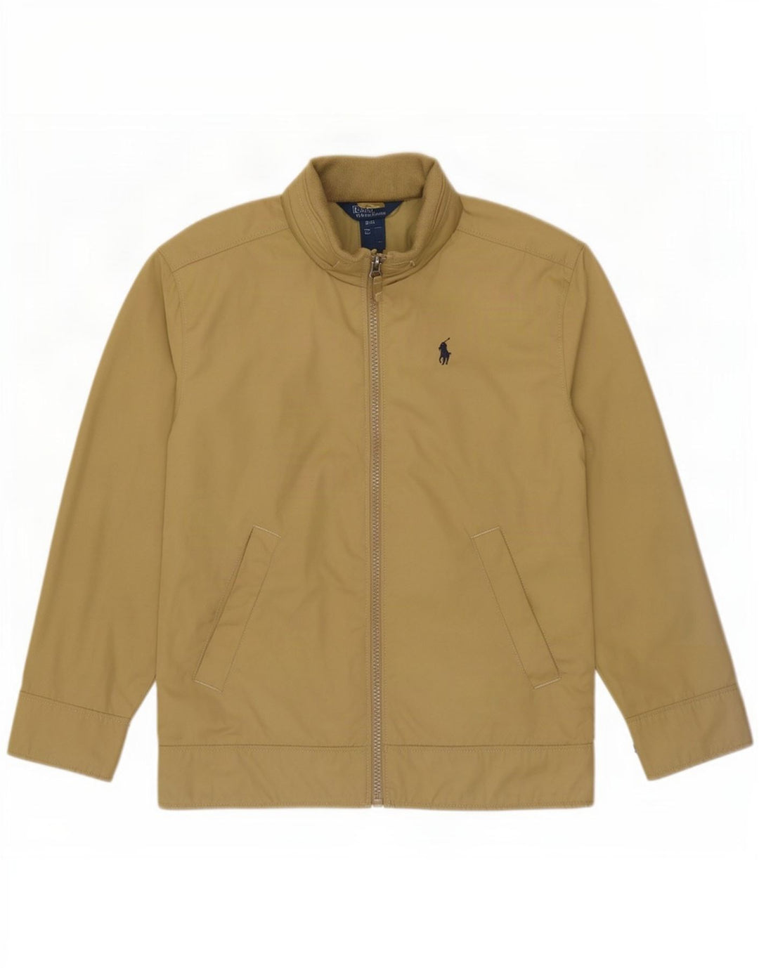 Polo Ralph Lauren Chaqueta Bomber con Capucha para Niños 7-8 Años Pequeña Beige Poliéster