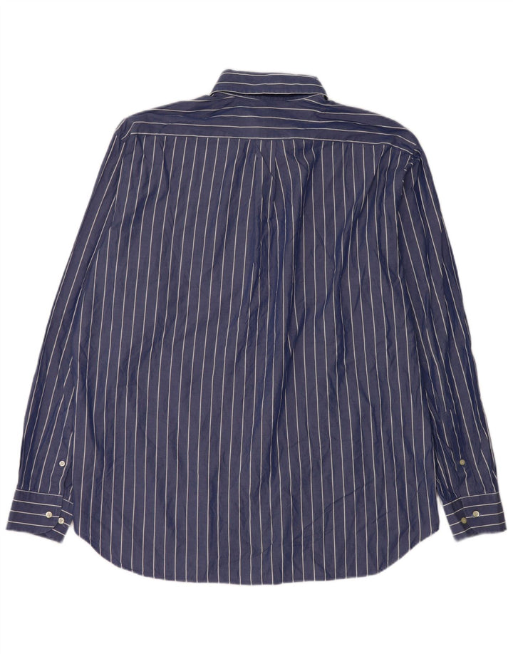 Camisa Brooksfield para hombre talla 43 grande a rayas azules