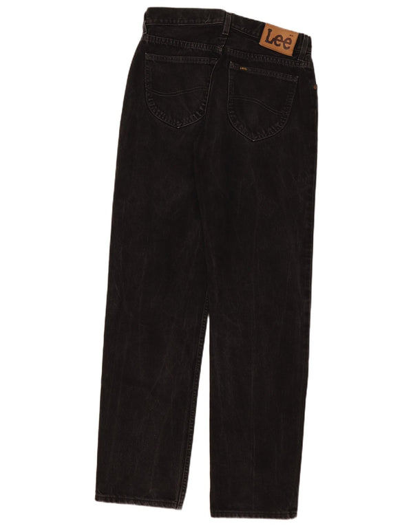 Vaqueros Lee Portland Rectos para Mujer W32 L34 Algodón Negro