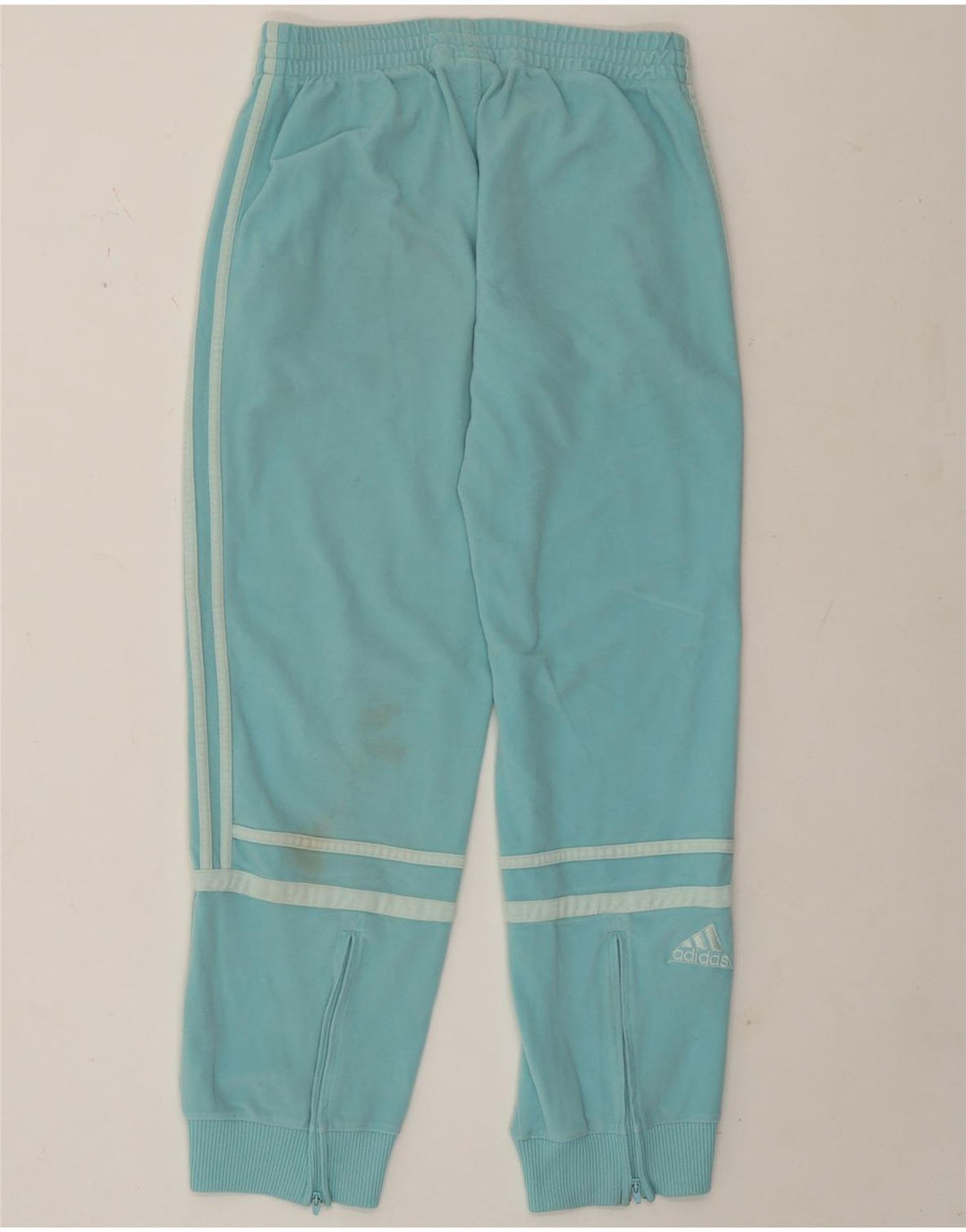 Adidas Mujer Chándal Pantalones Joggers UK 40 Medio Turquesa Poliéster