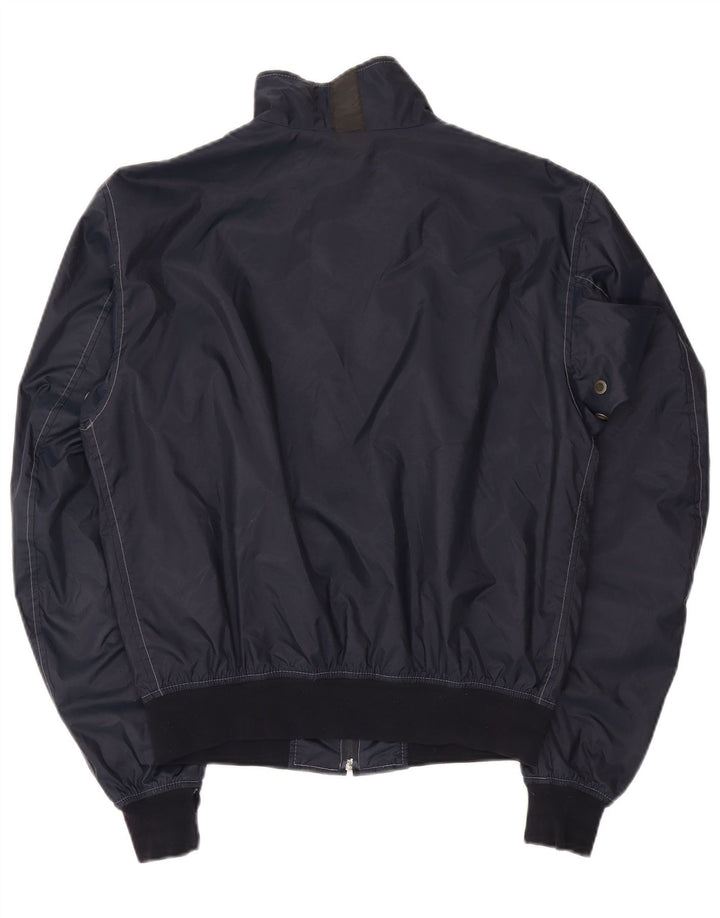 Belstaff Chaqueta Bomber para Mujer UK 14 Medium Azul Marino Nylon