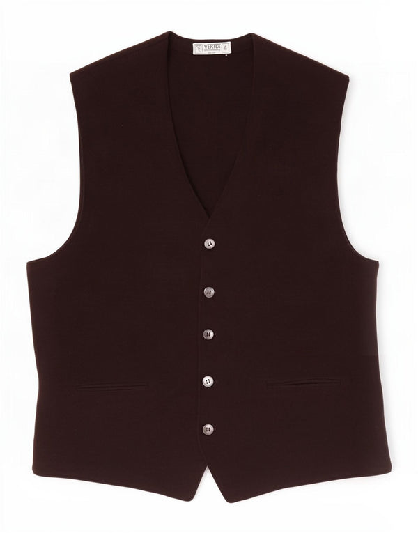 Chaleco vintage para hombre pequeño marrón