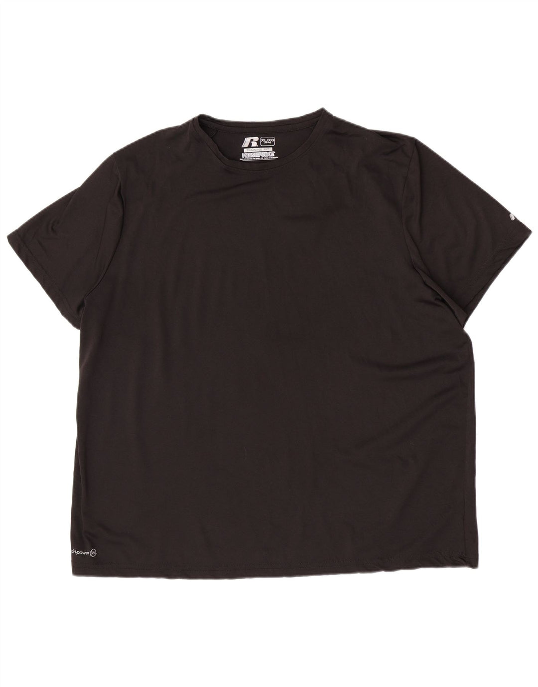 Russell Athletic Camiseta Dri-Power para hombre Top XL Poliéster negro