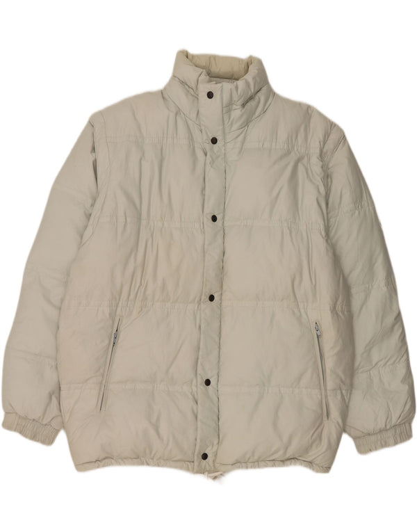 Martin's Chaqueta acolchada para hombre UK 42 XL Algodón blanco