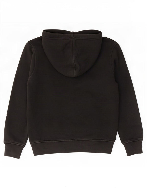 Canterbury - Sudadera con capucha para niños, 9-10 años, algodón negro