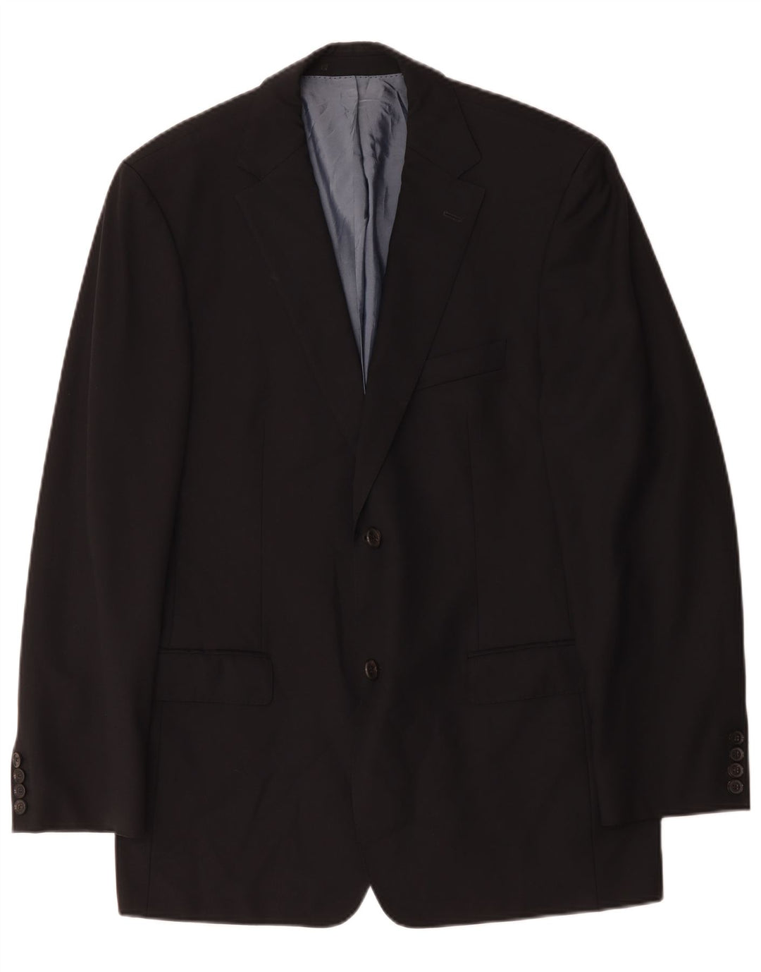 Hugo Boss Chaqueta tipo blazer de 2 botones para hombre EU 52 XL Lana virgen azul marino