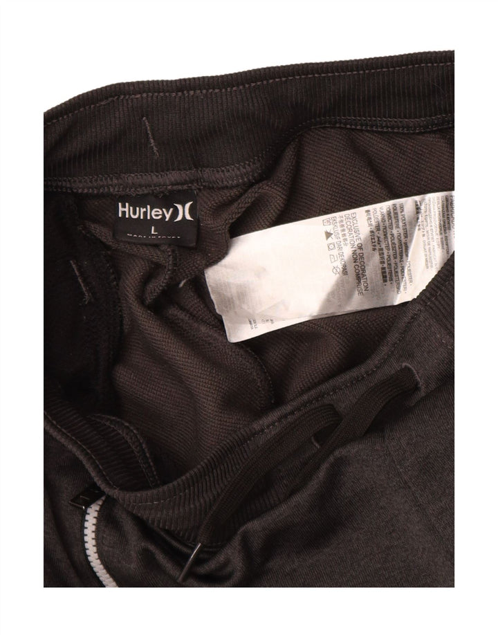 Hurley Pantalones De Chándal Para Niños Joggers 12-13 Años Grande Negro Poliéster