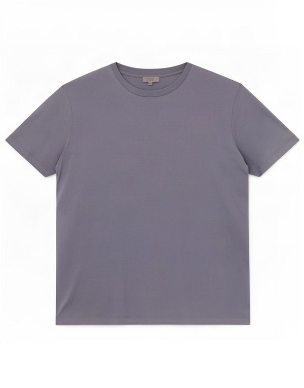 Cos camiseta para hombre Top grande de algodón azul