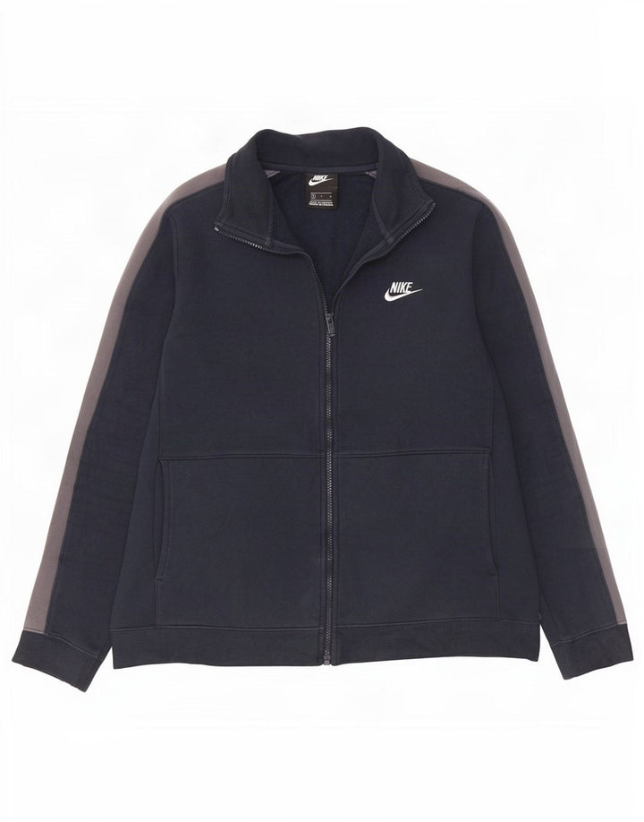Nike - Chaqueta de chándal para hombre, talla grande, color azul marino, algodón