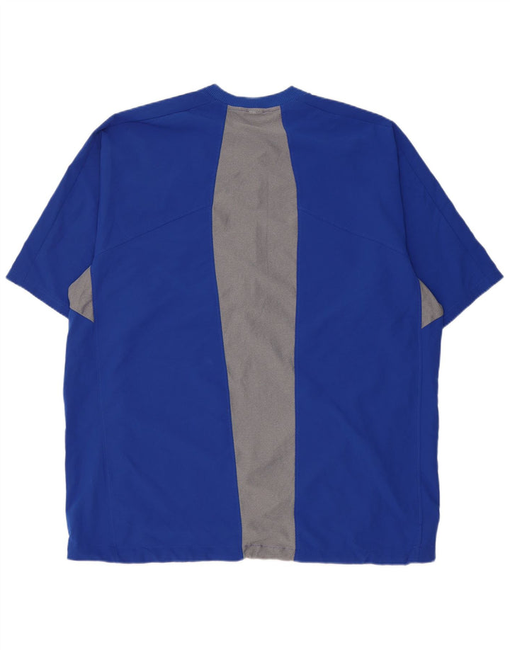 New Balance Mujer Manga Corta Jersey Chándal Top UK 20 2XL Azul
