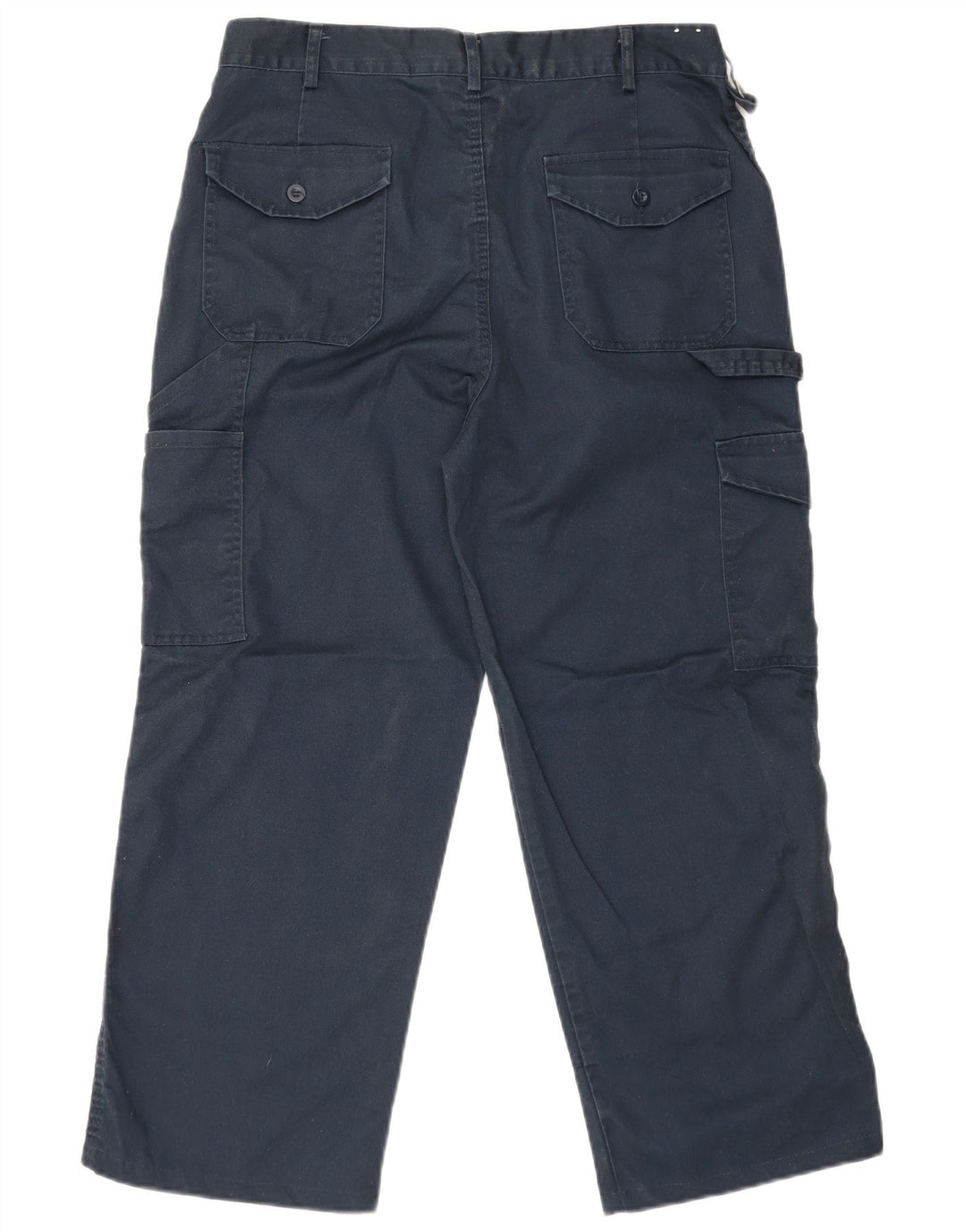 Dickies Pantalones cargo rectos para hombre W34 L25 Poliéster azul marino