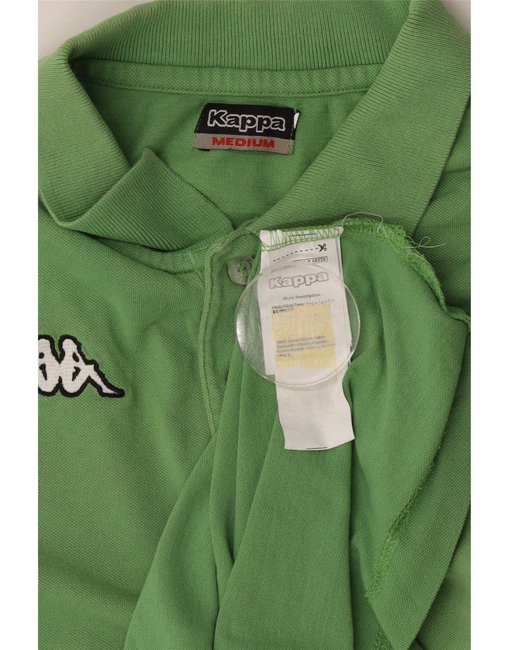 Polo Kappa Hombre Algodón Verde Medio