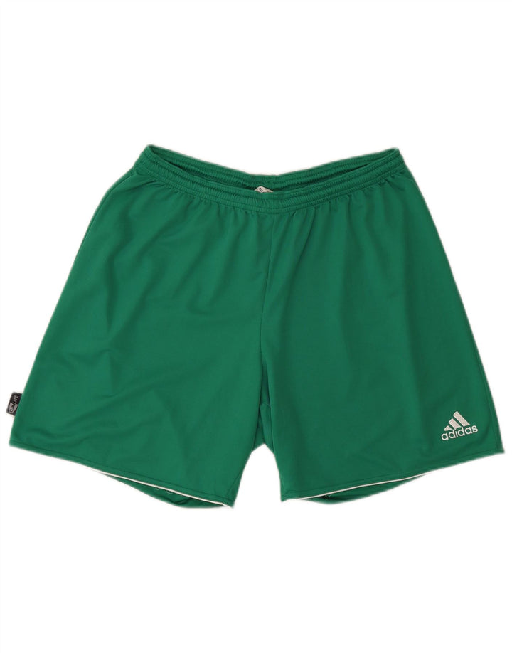 Adidas Mens Climalite Sport Shorts Grande Verde Poliéster