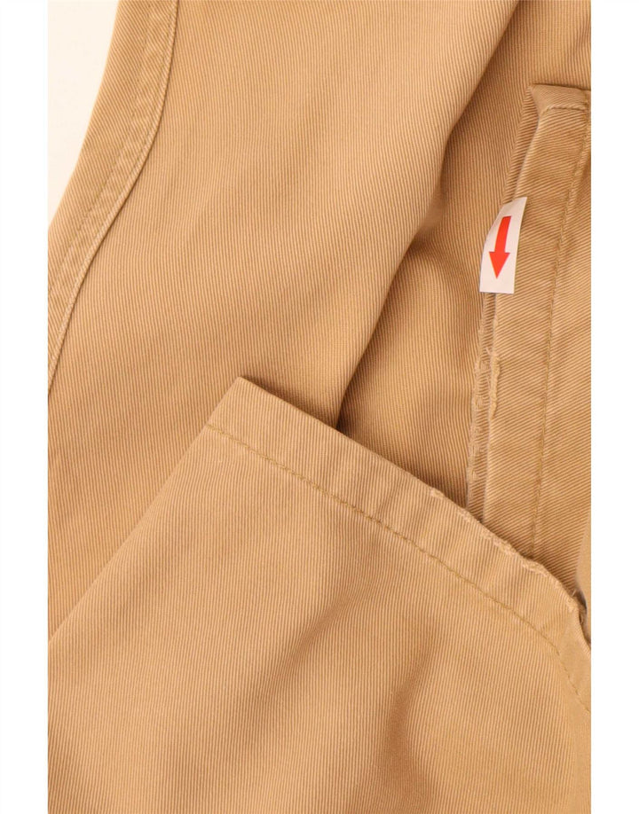 Dockers Pantalón chino con pinzas para hombre W33 L30 Beige