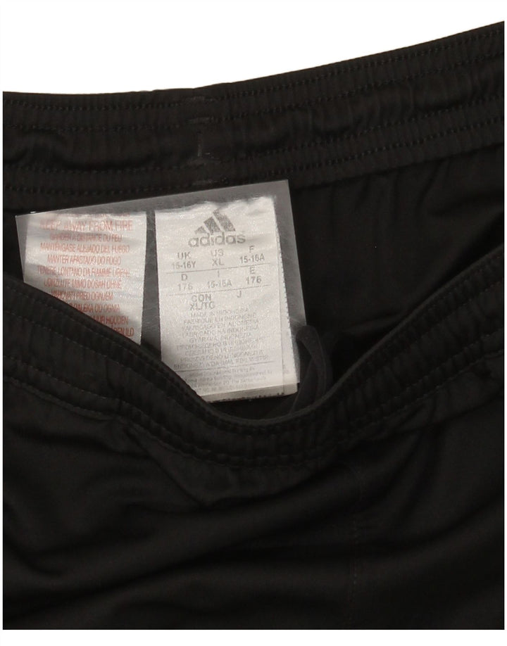 Adidas Pantalón corto deportivo para niño 15-16 años Negro Poliéster