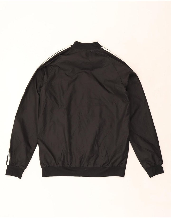 Adidas Hombre Chándal Top Chaqueta Mediano Negro Poliéster