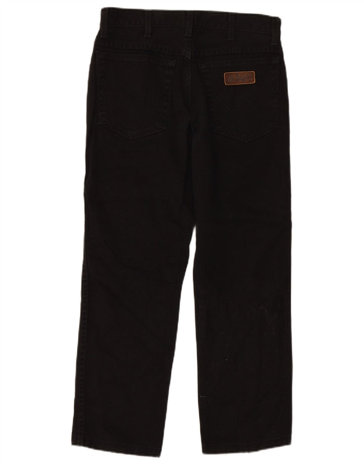 WRANGLER Vaqueros rectos Texas para hombre W30 L26 Algodón negro