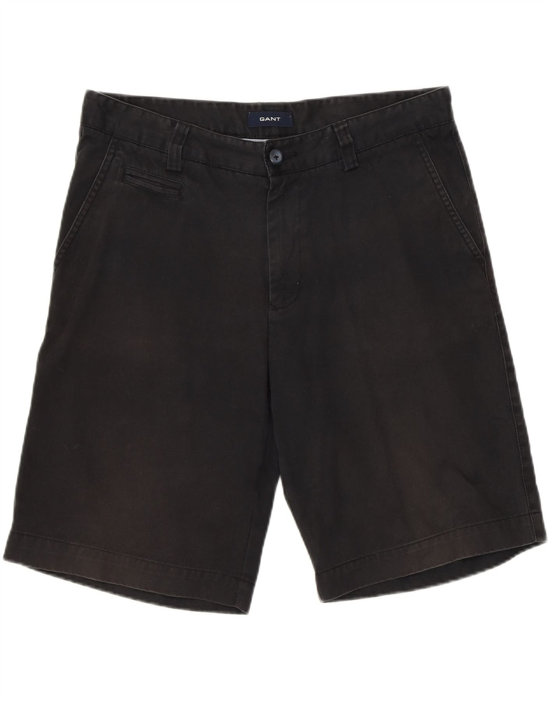 GANT Mens Chino Shorts W33 Medium Black Vintage Gant and Second-Hand Gant from Messina Hembry 