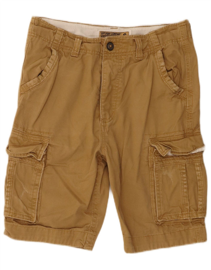 Superdry Shorts Cargo Para Hombre Pequeños W29 Algodón Beige