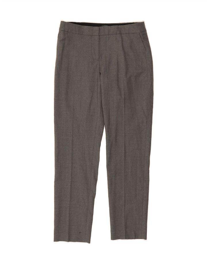 J. CREW Womens Slim Chino Trousers W32 L31 Grey Polyester Vintage J. Crew and Second-Hand J. Crew from Messina Hembry 