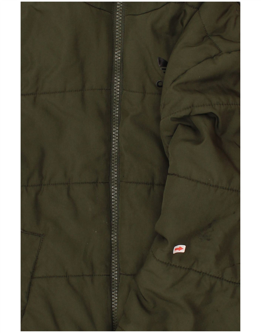 Adidas Chaqueta acolchada con capucha para niño 7-8 años Caqui Poliéster