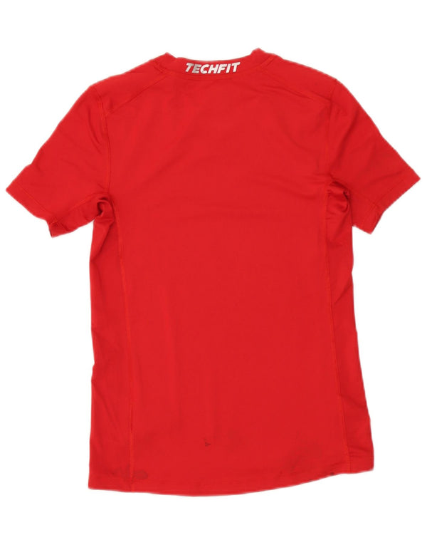 Adidas Chicos Climalite Camiseta Top 13-14 Años Rojo Poliéster