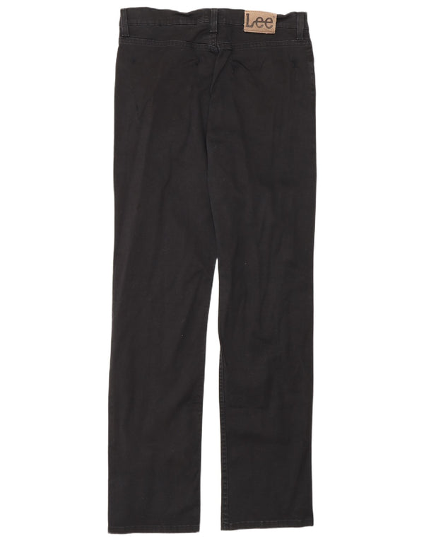 Lee Vaqueros Rectos Brooklyn para Hombre W34 L36 Algodón Negro