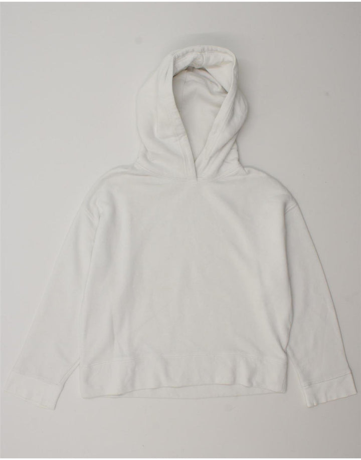 Zara Jersey con capucha extragrande para mujer UK 14 Medium White