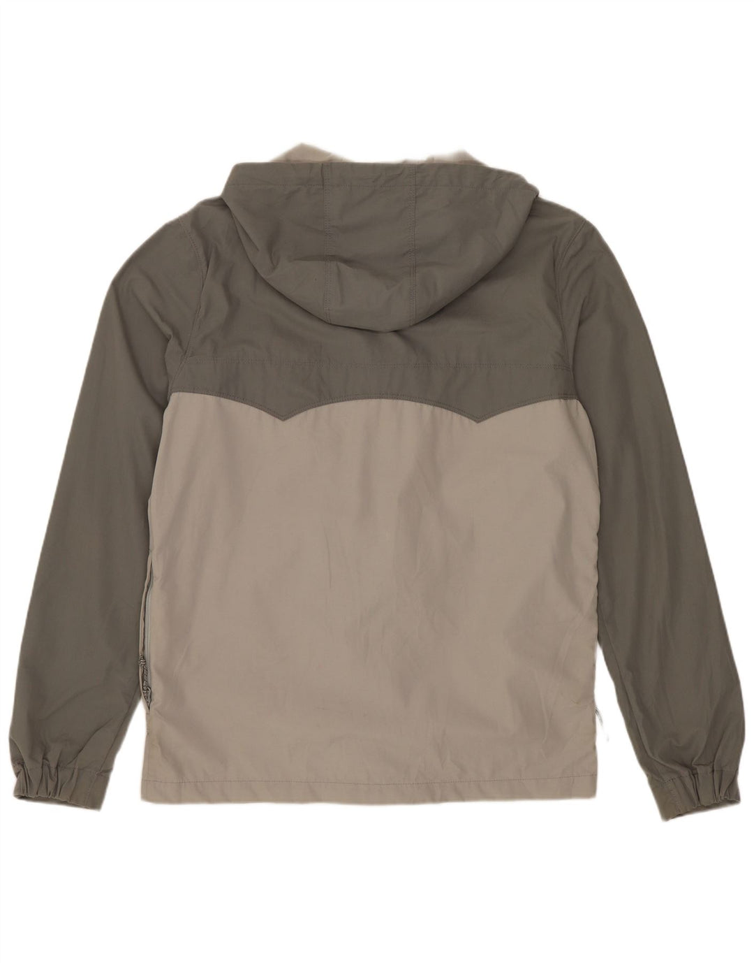 Levi's Chaqueta impermeable con capucha para hombre UK 38 Poliéster color block verde medio