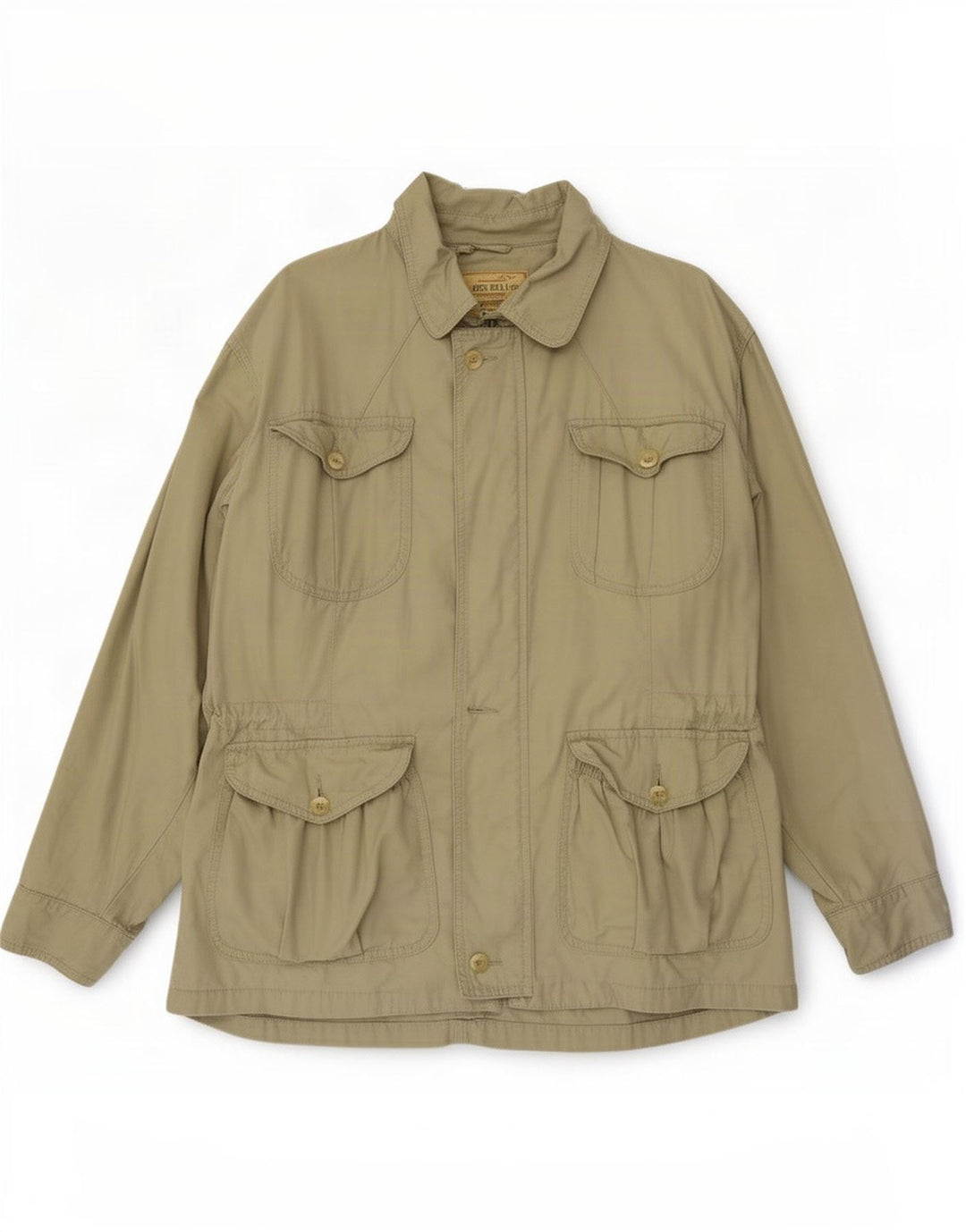 James Dillon Chaqueta utilitaria para hombre UK 38 Algodón beige medio