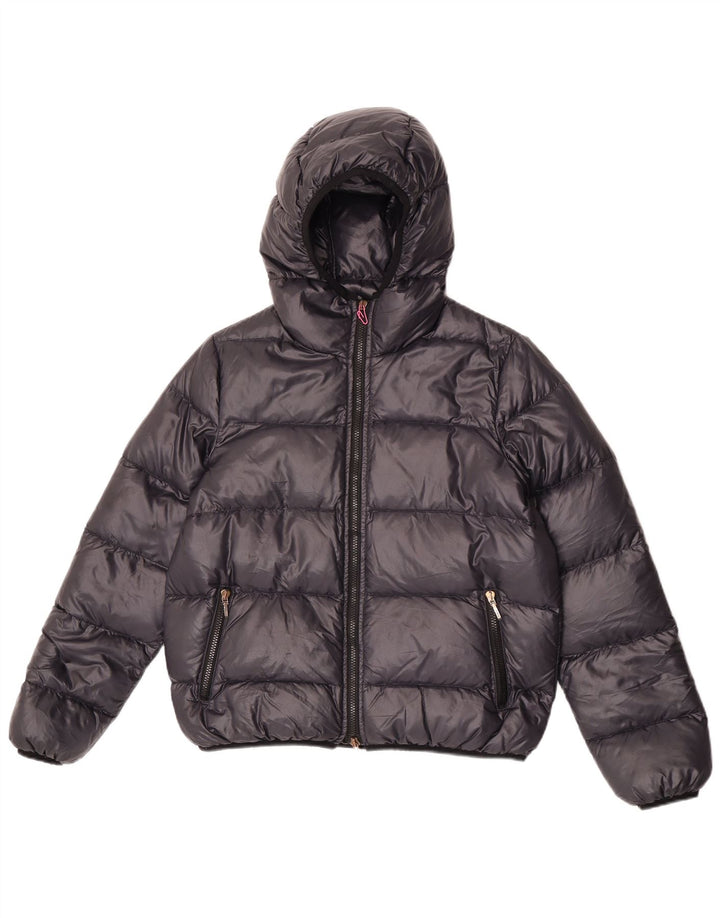 Chaqueta Acolchada Con Capucha Seventy Mujer IT 44 Medium Negro Poliamida