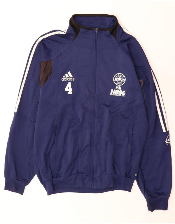 Adidas - Chaqueta de chándal para hombre, talla 44/46, color azul marino
