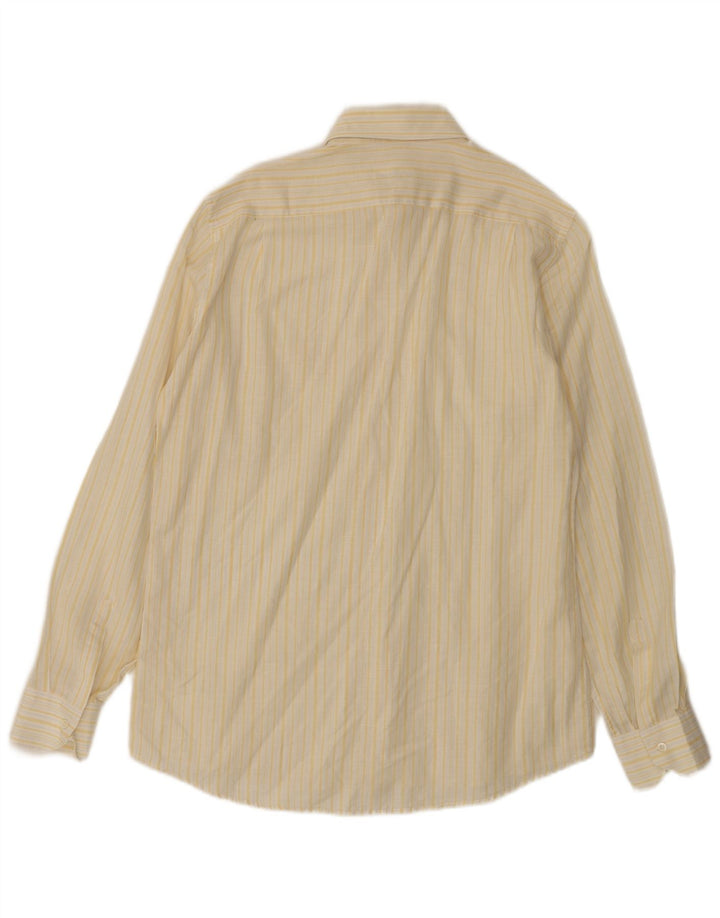 Cerruti 1881 Camisa Hombre Talla 39 Mediana Rayas Amarillas