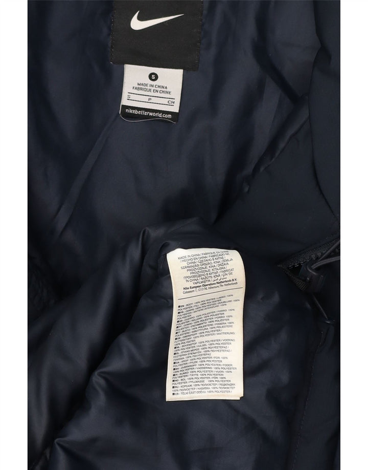 NIKE Chaqueta cortavientos para hombre UK 36 Small Azul marino Poliéster