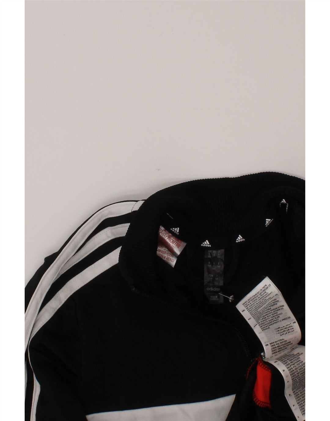 Adidas - Chaqueta de chándal para niño, 9-10 años, color negro, poliéster