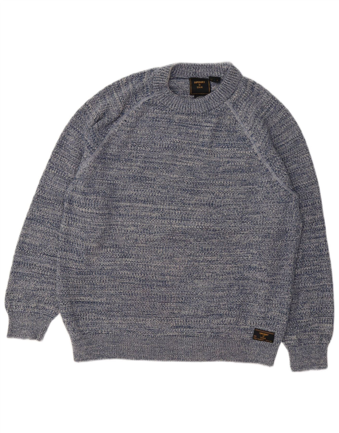 Superdry Jersey De Cuello Redondo Para Hombre De Algodón A Rayas Azul Grande