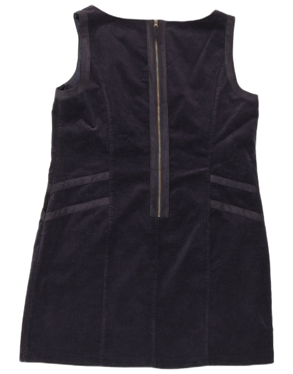 Laura Ashley Vestido tubo de pana sin mangas para mujer UK 40 XL Azul marino