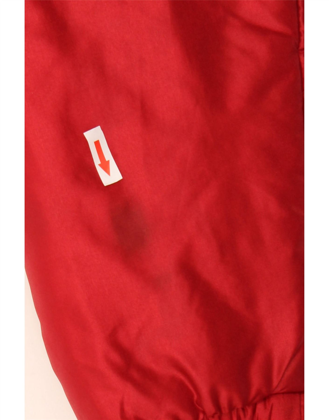 Chaqueta acolchada con capucha vintage para mujer IT 52 2XL Rojo Colorblock Poliamida