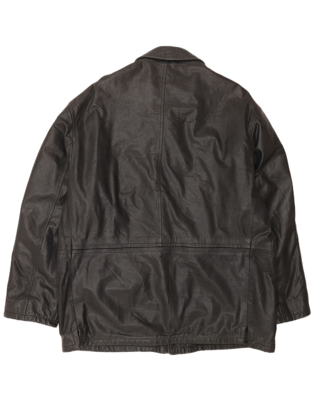 Conbipel Chaqueta de cuero para hombre IT 56 2XL Cuero negro