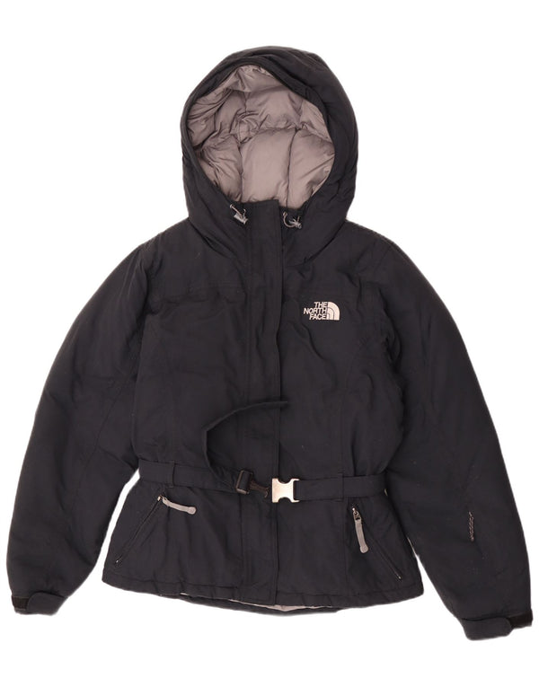 The North Face Chaqueta acolchada con capucha para mujer UK 10 Small Azul marino Nylon