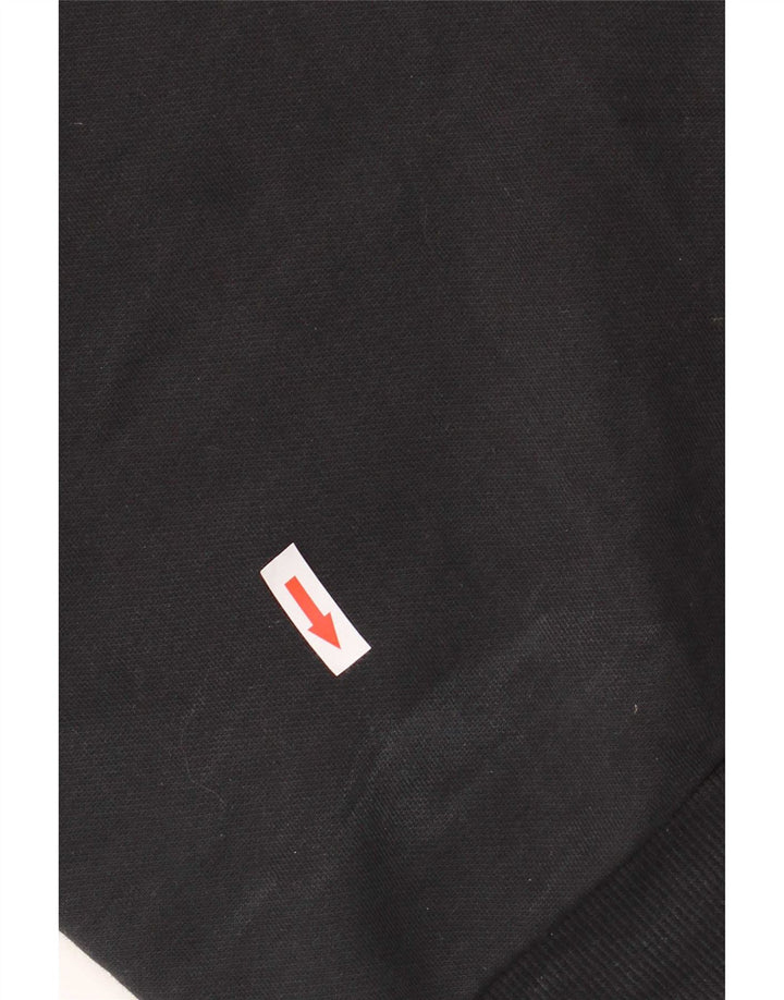 Puma Hombre Sudadera Jumper Grande Algodón Negro